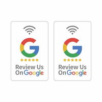 Carte de commentaires NFC personnalisée TapFive en PVC pour les réseaux sociaux Google, TikTok, Instagram, restaurants, boutiques, feedback client