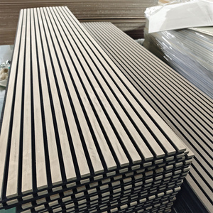 Pannelli Fonoassorbenti Impermeabili in Stile Moderno, Pannelli Isolanti Acustici <span class=keywords><strong>Effetto</strong></span> <span class=keywords><strong>Legno</strong></span>, Pannelli a Striscia Fonoassorbenti per Pareti - Product Image 1