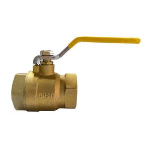 Robinet à bille en laiton Wansheng DN40 PN30 avec filetage NPT, manuel, pour usage commercial en cuisine - Product Image 1