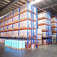 Nouveau rayonnage à palettes 2026, rayonnage robuste à 4 niveaux, réglable, en métal, sans boulons, pour stockage industriel, rayonnage haut de gamme