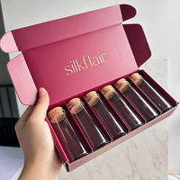 Boîte d'expédition en carton ondulé de luxe personnalisée en kraft brun pour produits de soin de la peau avec intérieur