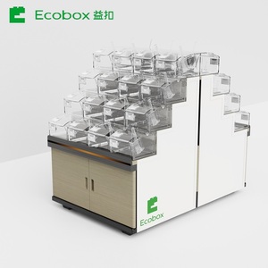 Kệ trưng bày/ giá để hàng bán lẻ số lượng lớn, tự chọn, bằng nhựa, dành cho đồ ăn nhẹ, kẹo, hạt khô trong siêu thị - Product Image 6