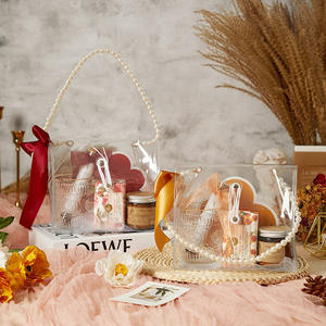 Bolsas de Regalo de Moda con Asa, Bolsa de Regalo Transparente de PVC, Recuerdo de Boda, Bolsa para Fiesta de Bodas, Caja para Dulces - Product Image 1