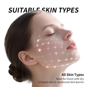 Crème hydratante pour le visage en marque propre, sans parfum, douce, réparatrice de la barrière cutanée, effet lifting instantané pour peaux sensibles - Product Image 5