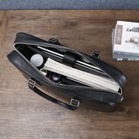 Grande mallette mate à motif crocodile, sac à main pour homme, sac pour ordinateur et documents, sac pour homme de grande taille