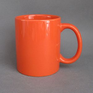 Promotional Advertising Gift Dark Green Pink Beige Ceramic Mug with Logo for Coffee - Product Image 5