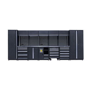 Système de rangement pour <span class=keywords><strong>garage</strong></span> mécanique, établi robuste et armoire à outils avec éclairage intégré pour <span class=keywords><strong>atelier</strong></span> de <span class=keywords><strong>garage</strong></span> - Product Image 2