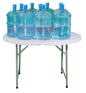 도매가 현대식 원형 플라스틱 접이식 식탁 48인치 60인치 72인치 웨딩 연회 호텔용 - Product Image 2