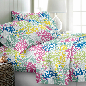 ชุดผ้าปูที่นอนไมโครไฟเบอร์โพลีเอสเตอร์หรูหราทันสมัย 3 ชิ้น เนื้อผ้านุ่มพิเศษ ได้รับการรับรองมาตรฐาน OEKO-TEX 1800TC ระดับโรงแรม ปรับแต่งสีได้ - Product Image 1