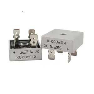 KBPC5010-rectificador de puente de diodo, componentes electrónicos de diodo, 50A, 1000V, KBPC 5010