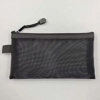 Sac fourre-tout transparent en maille écologique, petit et portable, pour maquillage, rouge à lèvres, clés, cartes, écouteurs, cadeaux personnalisables pour hommes
