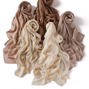 Nuevas Bufandas Premium de Malasia para Adultos, Transpirables, de Secado Rápido, Largas, de Color Sólido, Suaves y Ligeras, Hijabs de Poliéster - Product Image 5