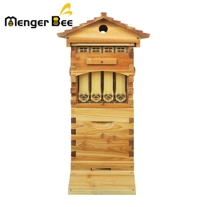 Nouveau Kit Complet Nécessaire pour Ruche Menger Bee - 4 Pièces Automatiques à Débit Continu en Bois de Sapin de 18 mm Enduit de Cire pour l'Apiculture - Product Image 4