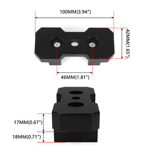 Bagues d'insertion en alliage d'aluminium pour Audi B8 8.5, pièce de modification de transmission Em1054, noir, rouge, bleu - Product Image 2