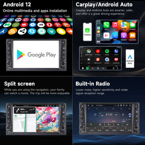 Autoradio Android 12.0 da 7 Pollici, Octa-core PX5, 4+64G, GPS Multimediale con CarPlay e DSP per <span class=keywords><strong>Toyota</strong></span> Camry, <span class=keywords><strong>Corolla</strong></span>, Hilux, Prado, Hiace, <span class=keywords><strong>RAV4</strong></span> - Product Image 4