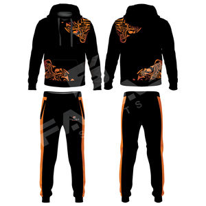 Chándal de algodón con logotipo personalizado impreso a la venta al por mayor, chándales casuales para hombre con logotipo personalizado impreso. - Product Image 1