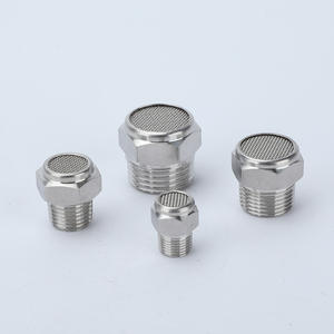 Connecteur pneumatique à tête plate de 2 pouces, silencieux de réduction du bruit, vanne solénoïde en acier inoxydable pour compresseur de pompe à air - Product Image 1