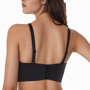 <span class=keywords><strong>Soutien</strong></span>-<span class=keywords><strong>gorge</strong></span> sans bretelles ultra-fin anti-affaissement pour femmes à forte poitrine, minimisant, <span class=keywords><strong>amincissant</strong></span>, invisible, antidérapant, style quotidien - Product Image 2