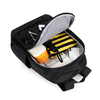 Sac à dos unisexe grande capacité en nylon imperméable avec fermeture éclair, idéal pour lycéens, l'école, le sport, les voyages et le transport d'ordinateur portable – Marque de mode