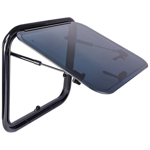 KIPSEE 500*300mm Pièces de <span class=keywords><strong>carrosserie</strong></span> pour <span class=keywords><strong>camping</strong></span>-<span class=keywords><strong>car</strong></span> et motorhome, coins arrondis, alliage d'aluminium, double vitrage, verre acrylique trempé - Product Image 3