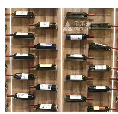 Treo tường kim loại giá rượu vang danh sách mới thời gian giới hạn bán tốt nhất tại một nhà máy giảm giá thực sự