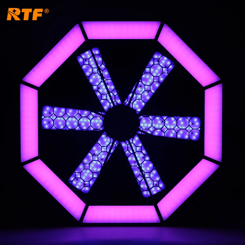 РТФ светодиодные веерные огни сценические фоновые огни ночной клуб бар специальные огни пиксельный эффект