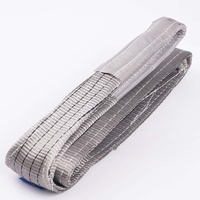 Fabrika 1's 1-10 Ton renk kodlu Polyester kaldırma kemer sapanlar dokuma sonsuz desen düz Web kaldırma kayışı vinç kullanımı için