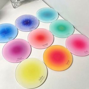 Nuevo Posavasos Redondo de Acrílico de Lujo, Creativo y Colorido, de Alta Calidad, para Tazas de Café, para Mesa - Product Image 1