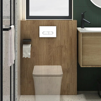 Badezimmer eingebaute Zisterne Wand hing Toilette Wassertank verdeckte Zisterne mit Edelstahl rahmen