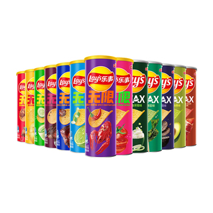 Lays Unlimited 104G * 9 aceite de <span class=keywords><strong>cebolla</strong></span> verde con sabor a patatas fritas paquete combinado Original frito inflado aperitivos bajos en grasa semi-suave para - Product Image 2