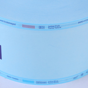 Sac en rouleau pour stérilisation médicale, sac en rouleau plat thermosoudé en PE, sac en rouleau plat auto-scellant jetable en OPP pour stérilisation EO dentaire - Product Image 2