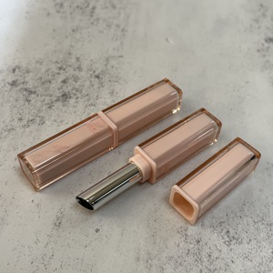 Manufacturer Wholesale <b>Custom</b> Square Fancy Cosmetics Slim Plastic 3g Packaging <b>Lipstick</b> Containers Tube - Product Image 1