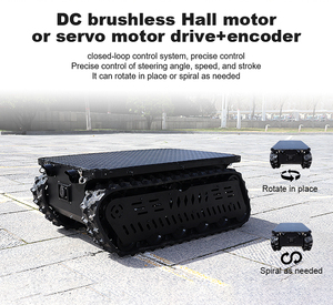 Ugv robot mobile plate-forme camion véhicule chenille plate-forme chariot de transport électrique plate-forme électrique <span class=keywords><strong>troll</strong></span> Tins-12E - Product Image 6