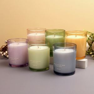 Juego de Velas Aromáticas Ascendia, 150g, Cera de Soya, Frasco de Vidrio, Aromaterapia, Decoración Minimalista para el Hogar - Product Image 1