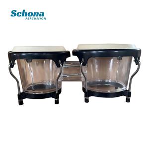 Tambores <span class=keywords><strong>Bongo</strong></span> Rojos de 6+7 Pulgadas Directo de Fábrica, Tambores de Percusión Acrílicos, Instrumentos Musicales de Percusión - Product Image 2