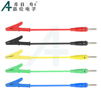 Câble d'extension JIALUN 4MM en cuivre massif avec fiche banane, moulé par injection, fil PVC 1mm