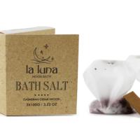 Pot-pourri naturel personnalisé exfoliant 3*100g Relax sels de bain fleurs sèches coffret cadeau pour le bain