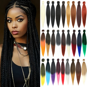 Muestra Gratuita <span class=keywords><strong>de</strong></span> Cabello Sintético Preestirado Yaki Ombre para <span class=keywords><strong>Trenzas</strong></span>, Cabello Sintético al por Mayor para <span class=keywords><strong>Trenzas</strong></span>, Extensiones <span class=keywords><strong>de</strong></span> Cabello Sintético - Product Image 4