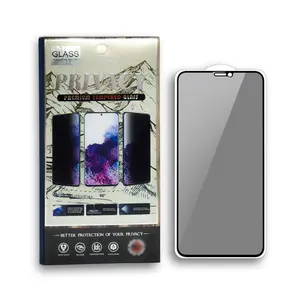 Противошпионское закаленное стекло для защиты экрана для iPhone 15 Pro Max матовые пленки для iPhone 11 12 13 Pro 14 Plus XR XS X 7 8