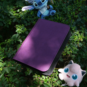 Estuche con cremallera de PU para tarjetas Pokémon, de 7 pulgadas y 4 bolsillos, para almacenamiento y exhibición de tarjetas coleccionables - Product Image 4