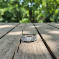 Bague en Moissanite QX Fine Jewelry Wholesale S925 2 carats taille brillant couleur D VVS1 pour femme, cadeau de mariage et de fiançailles