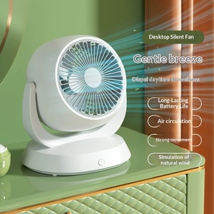 USB ชาร์จไฟได้ พัดลมตั้งโต๊ะ พัดลมตั้งโต๊ะ พัดลมพกพาขนาดเล็ก สำนักงาน บ้าน ของขวัญ ขายส่ง - Product Image 1