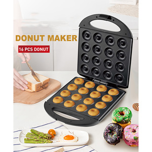 Máquina para Hacer Donuts Eléctrica de 16 Orificios, Redonda, Antiadherente, Electrodoméstico de Cocina para Panadería - Product Image 1