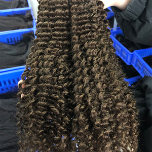 Extensiones de Cabello Remy 100% Vietnamita de Templo, Ondulado Bebé, Doble Trama a Máquina, Cutículas Alineadas, Sin Procesar, Súper Calidad - Product Image 2