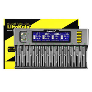 BSSY LiitoKala Lii-S12 8 18650 21700 26650 9Vバッテリー充電器LCD 1.2V 3.8V 3.2V 3.7V 26700 20700 18350 NiMH/CD AA AAA - Product Image 6