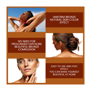 Siero Abbronzante Viso EELHOE Naturale alla Moda Color Grano Idratante e Abbellente per la Pelle Liquido Senza Sole per Uso Domestico - Product Image 4