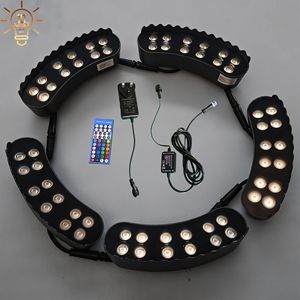 Lampe à pilier en aluminium LED RGB IP65, luminaire suspendu, éclairage paysager, éclairage LED extérieur basse tension pour pelouse avec télécommande - Product Image 6