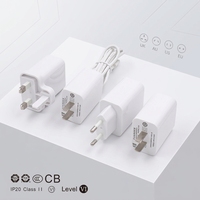 Module d'adaptateur d'alimentation à commutation USB-A/USB-C UE Electronic 5/6/10/12 Watts 5V 2.4A 3A pour hématomètre et alimentation médicale