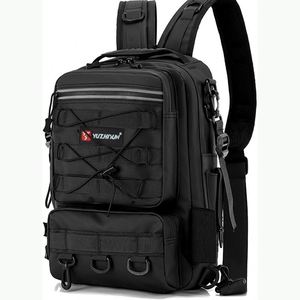 Sac à dos de pêche avec 4 boîtes à accessoires, sac à dos de pêche avec porte-cannes, sac de pêche grand format 45L 600D, échantillon gratuit - Product Image 1