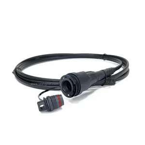 Konektor Inline H keras opti-tap Female In-line Coupler dengan kabel Drop SST